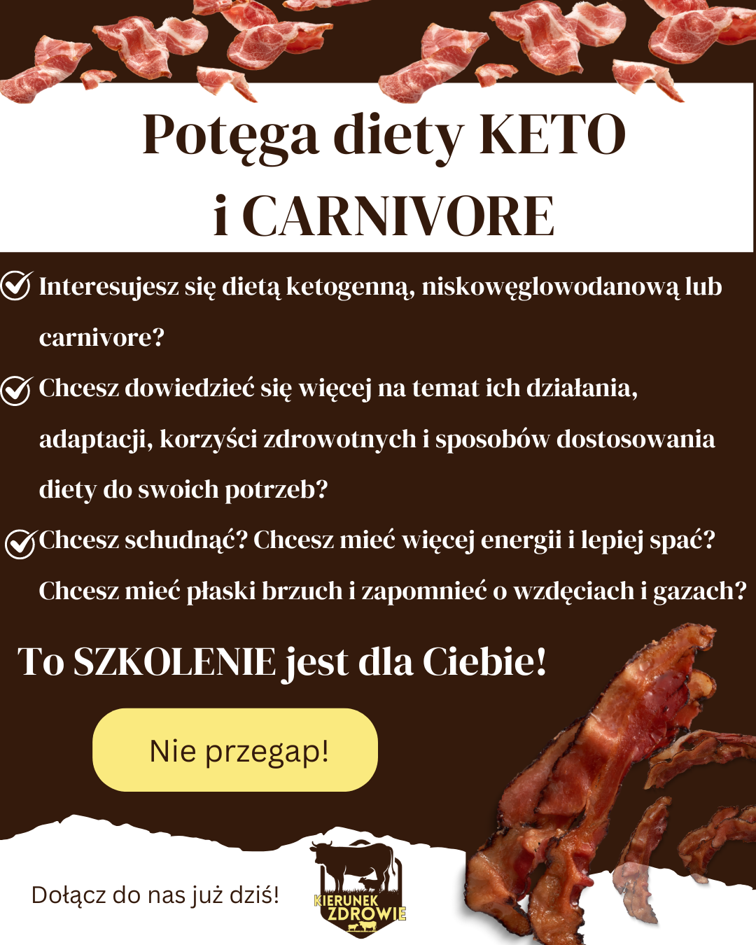 1. Szkolenie "Odkryj potęgę diety KETO i CARNIVORE"