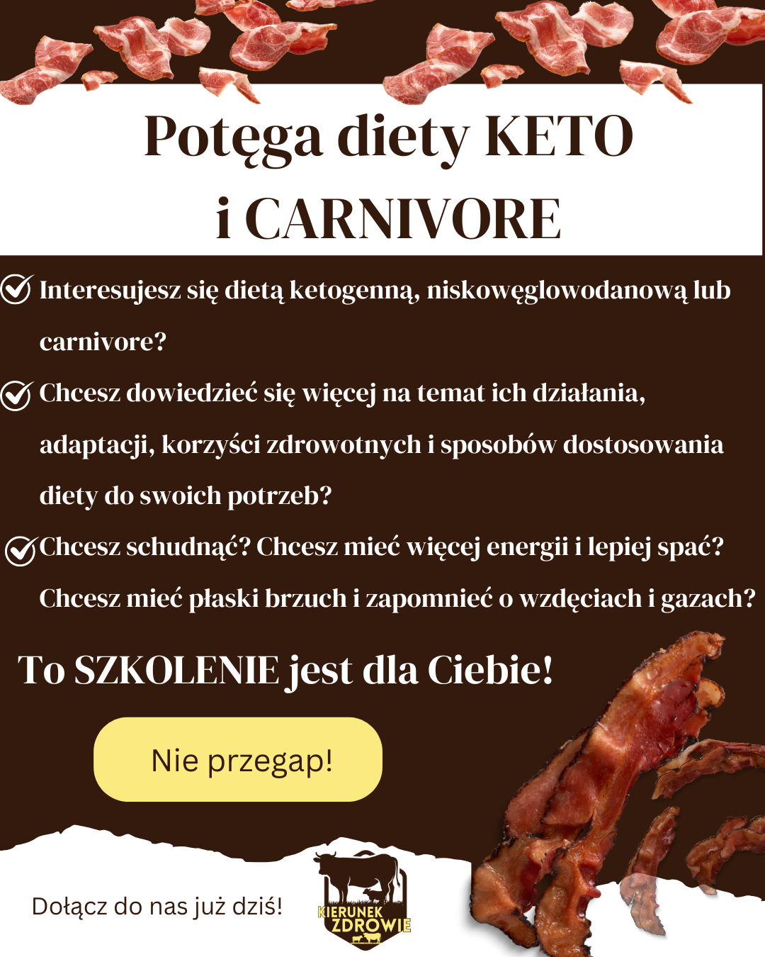 1. Szkolenie  "Odkryj potęgę diety KETO i CARNIVORE"